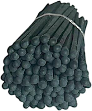 Colored Matches, 3 Inches, 100 per Bundle, 18 Color Options Black Squared