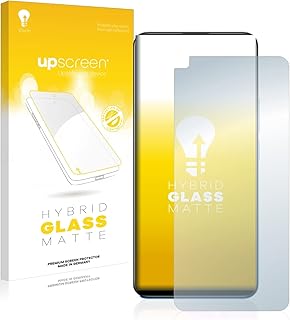 upscreen Matte Screen Protector Glass Film compatible with realme 8 - Anti-Glare, Anti-Fingerprint, 9H Glass Protection