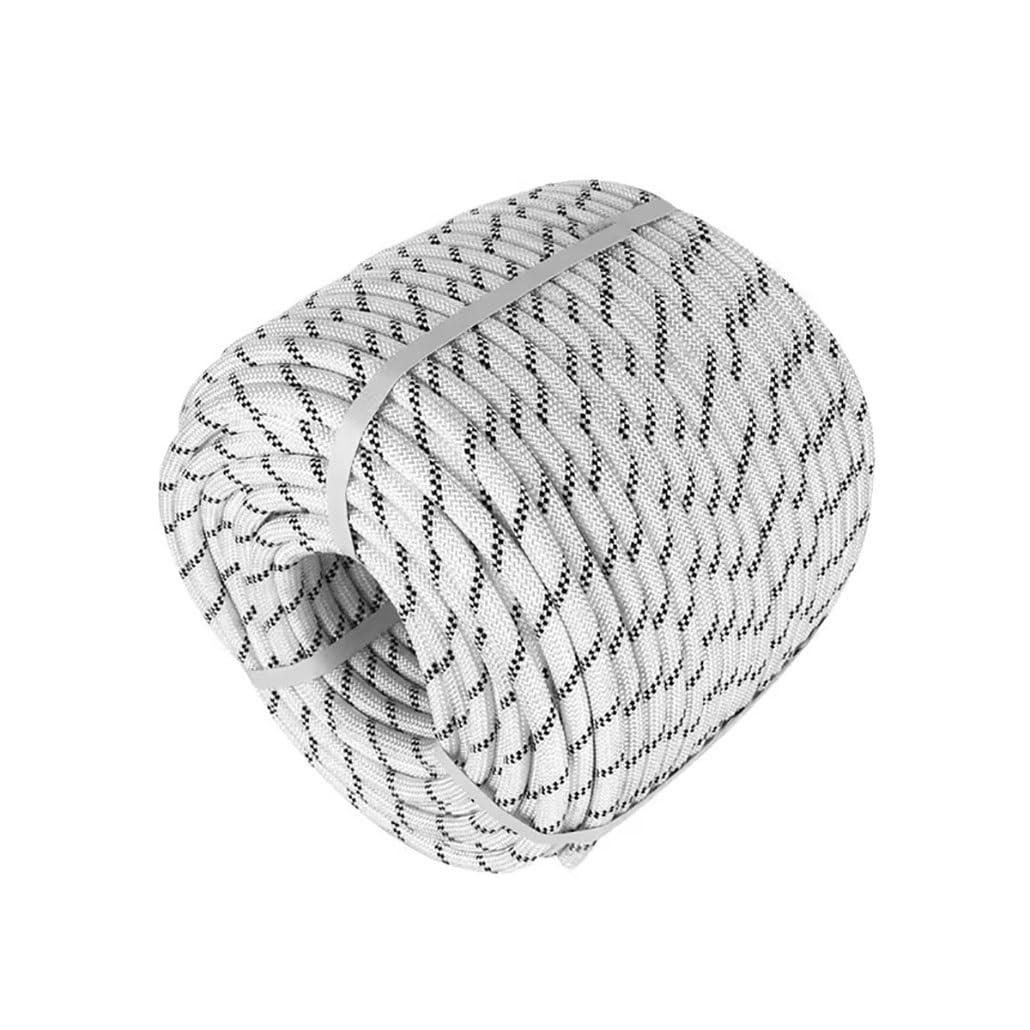 Cuerda Poliéster 8mm X 30m- Cordón Trenzado Cuerda Multiusos para Exterior Amarre Nautica Operaciones A Gran Altitud
