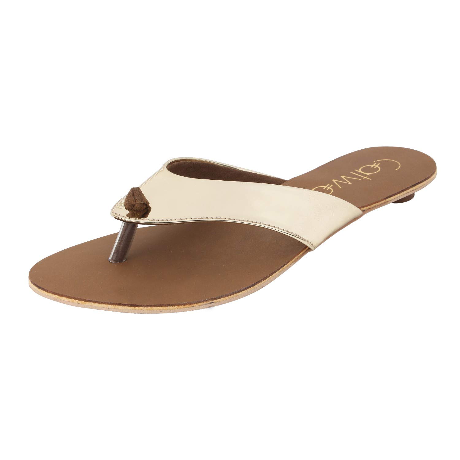 Catwalk Womens Metallic Thong Slip Ons - 4 UK/India (36 EU) (3763XX-4) (B07J9X2W1L) Amazon Price History, Amazon Price Tracker