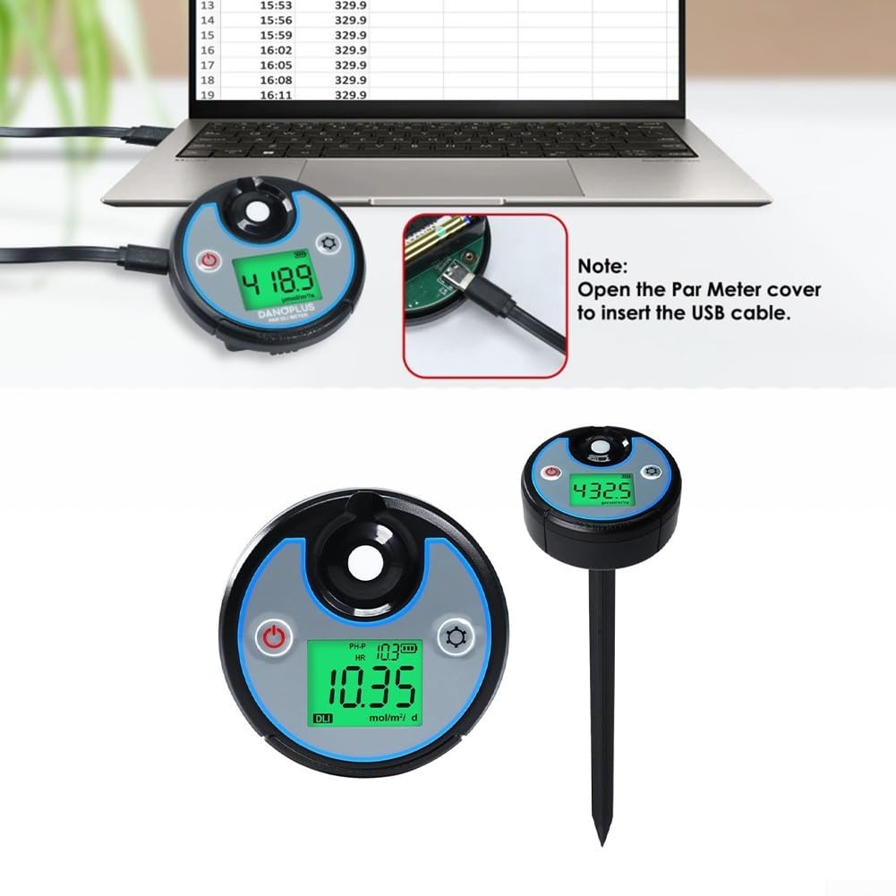 Tragbares Spektrophotometer PAR DLI IP65 Wasserdicht