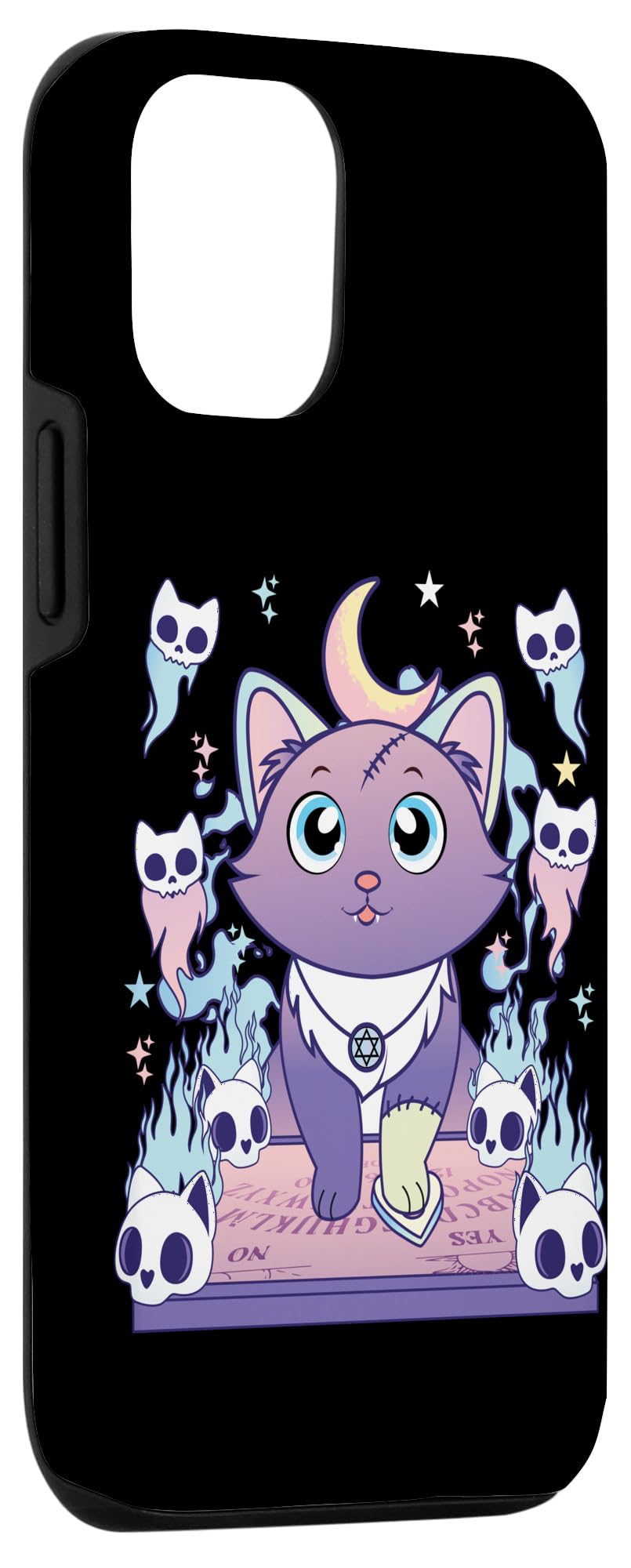 iPhone 15 Ouija Cat Cute Kawaii Occult Satanic Pastel Gothic Case - Image 3