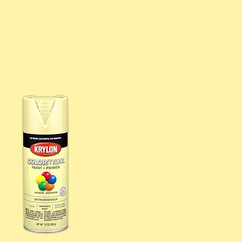 Vista 90 de Krylon - Pintura y primer en aerosol COLORmaxx K05511007, 12 onzas, rojo cereza brillante Cherry Red