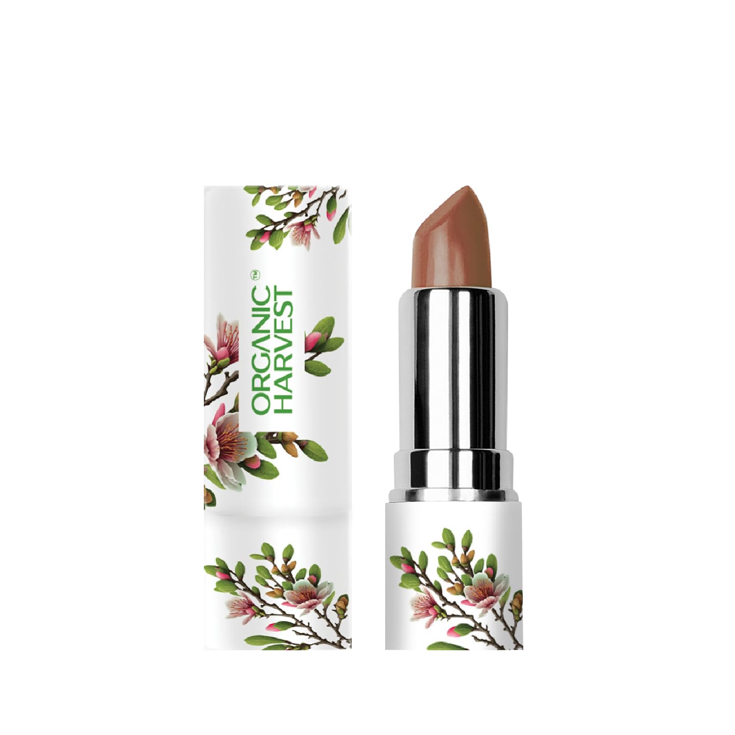 Organic Harvest Moisture Matte Lipstick - Brown Sugar | Langanhaltender brauner, cremiger matter Lippenstift | feuchtigkeitsspendende Formel | zertifiziertes Bio-Make-up | tierversuchsfrei & vegan, 4