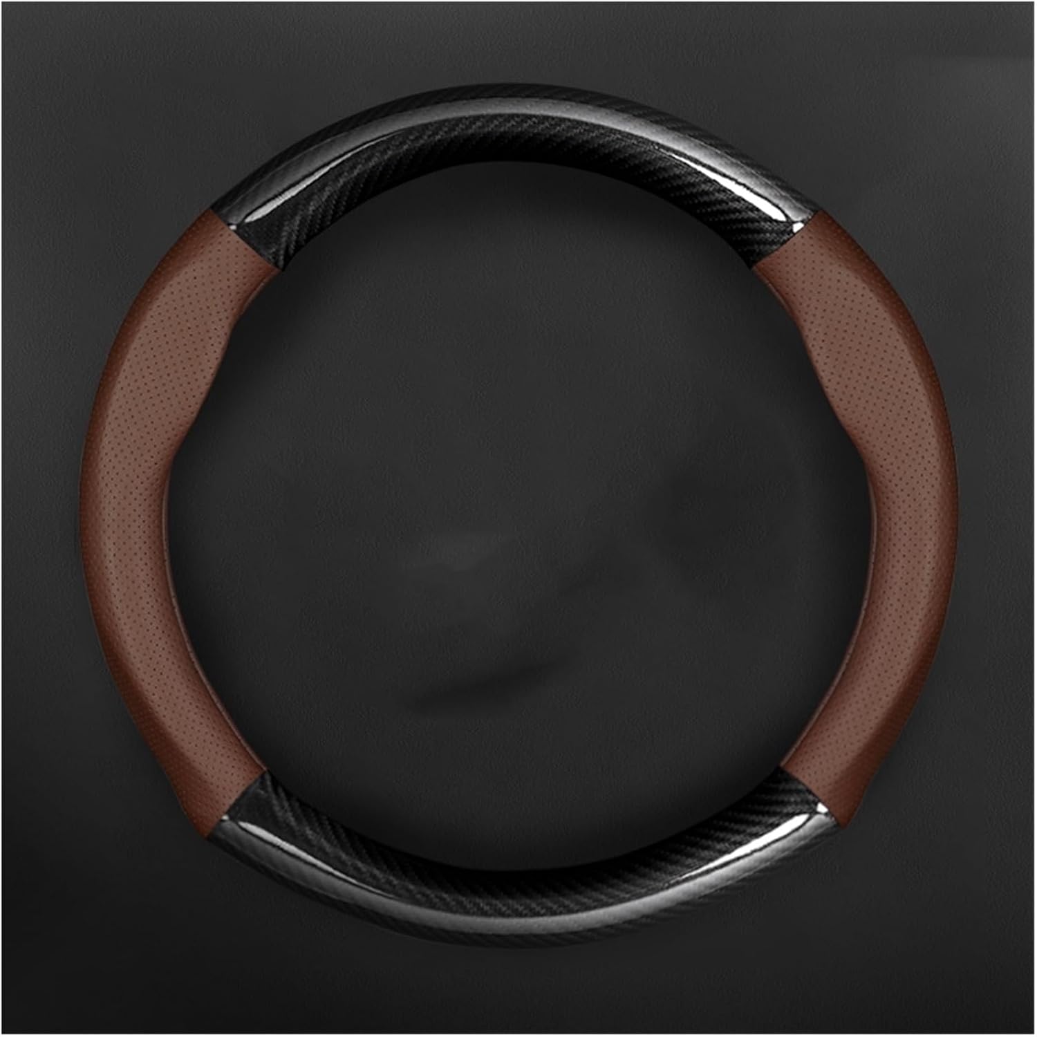 Car Steering Wheel Cover for Toyota Car Steering Wheel Cover Leather Car Decoration Comfortable and Breathable (Color : 5#)