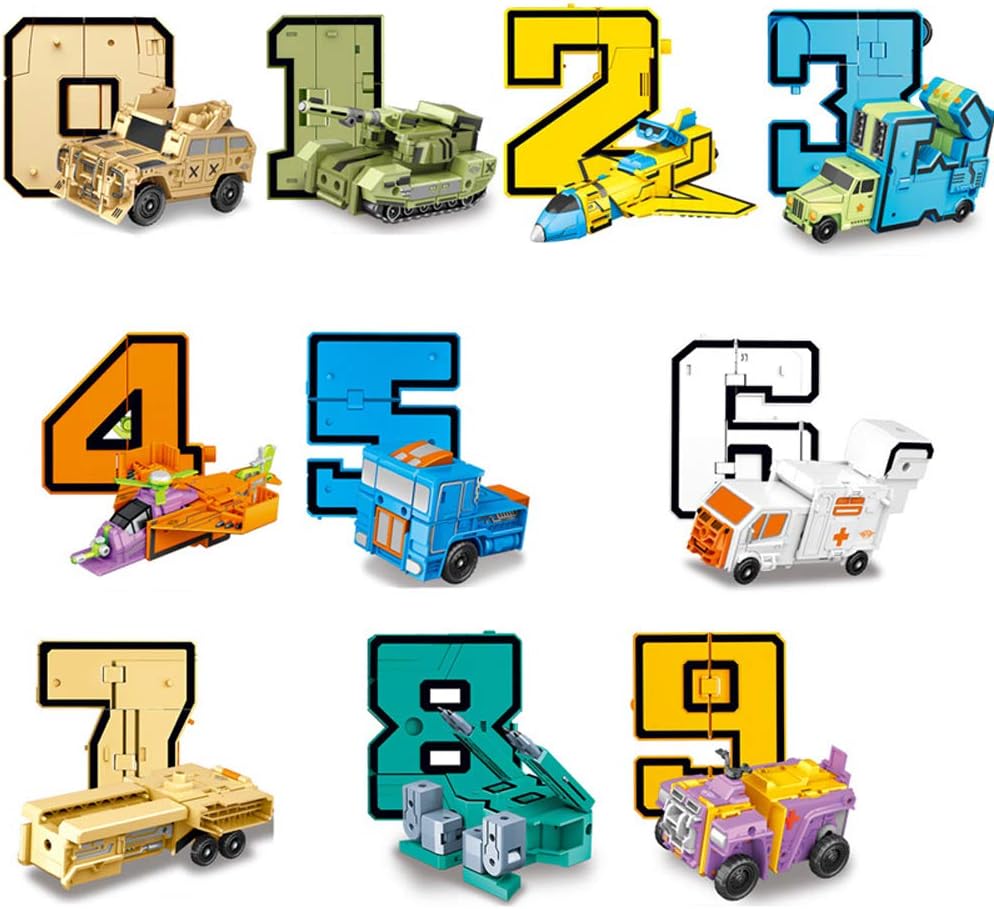 Cyeah Number Robot Math Robot Mathematical Toys for Kids Education 20 Pieces