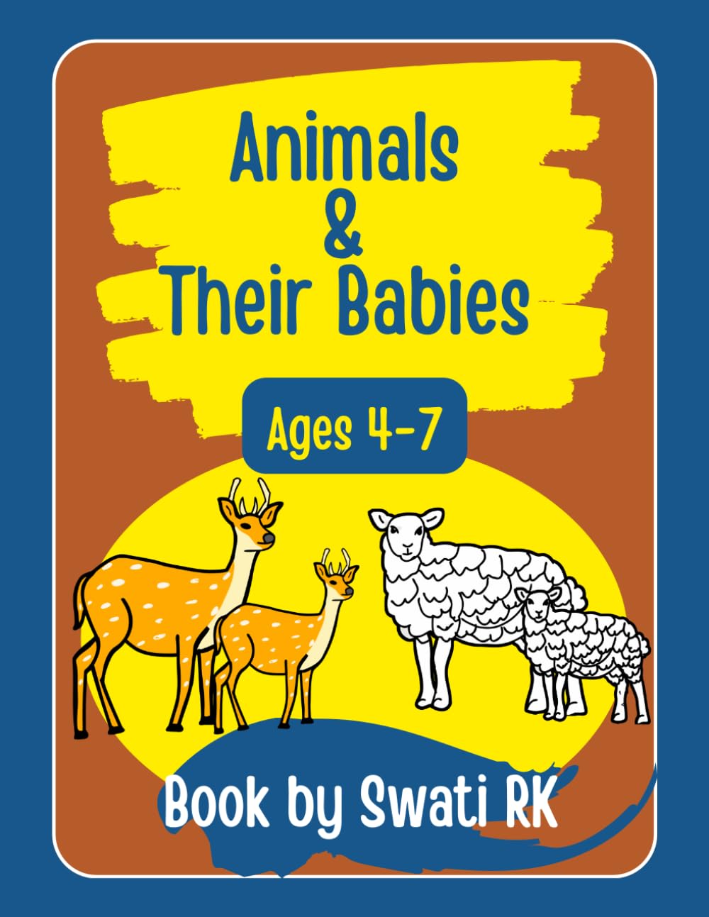 Animals and their babies book - Animal babies book. Learn animals and their babies names