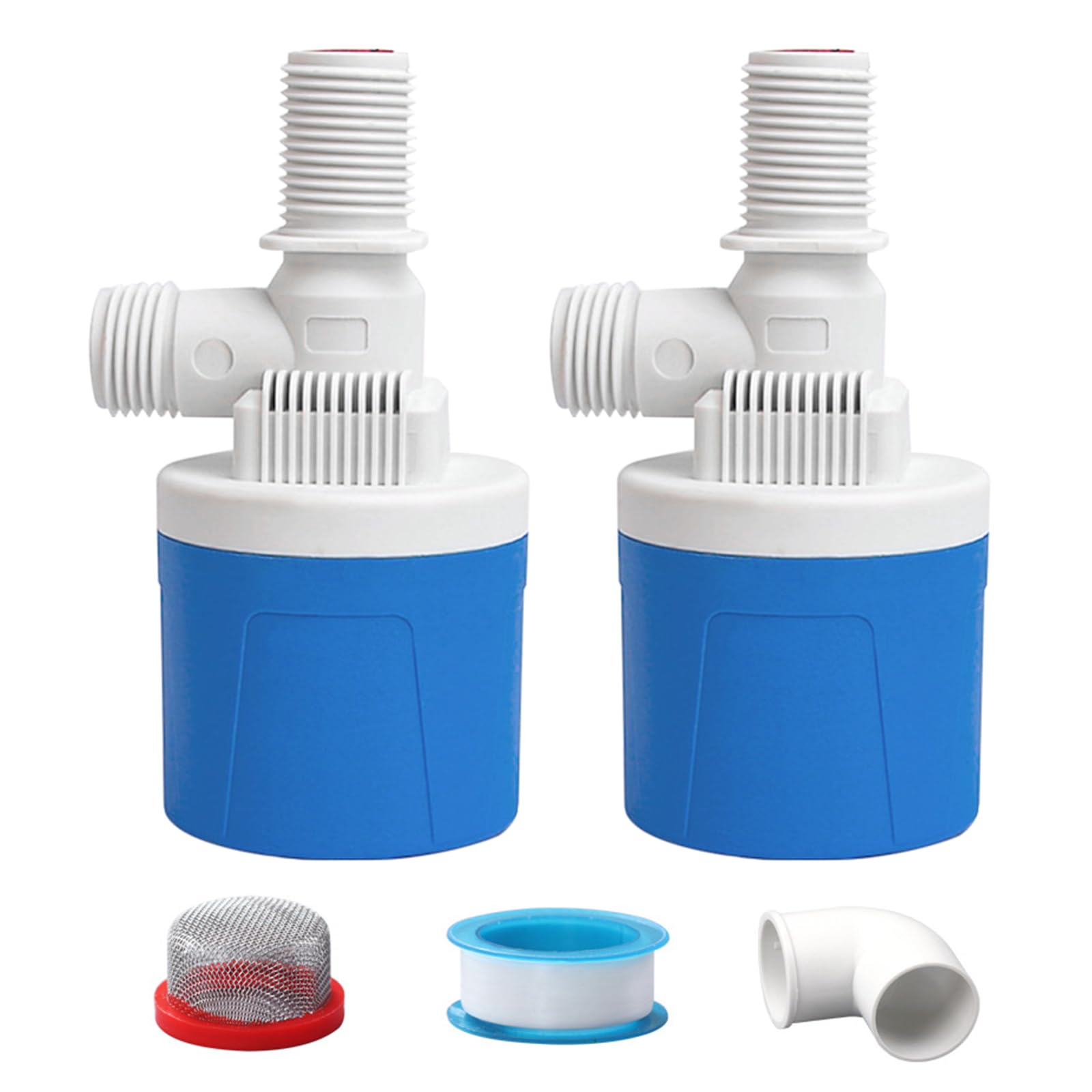 Photo 1 of 1/2" Top Inlet Water Float Valve, 2 Pack Automatic Water Level Control Valve For Water Tank Water Trough Pool Livestock Troughs Distille Solar Energy Auto Pot Aquarium
