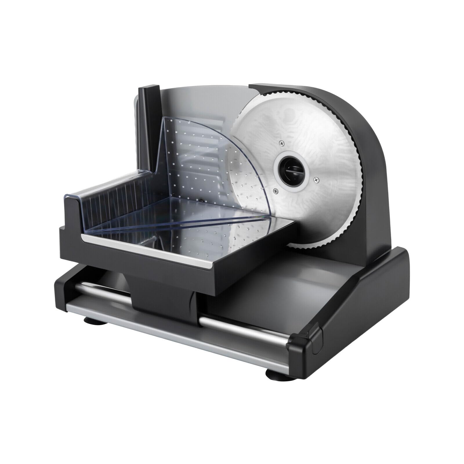 Meat Slicer Electric Food Slicer, 200w Food-grade Stainless Steel Meat Slicer Bread Slicing Machine Fruit Cutter, Adjustable Thickness, for Meat, Cheese, Bread