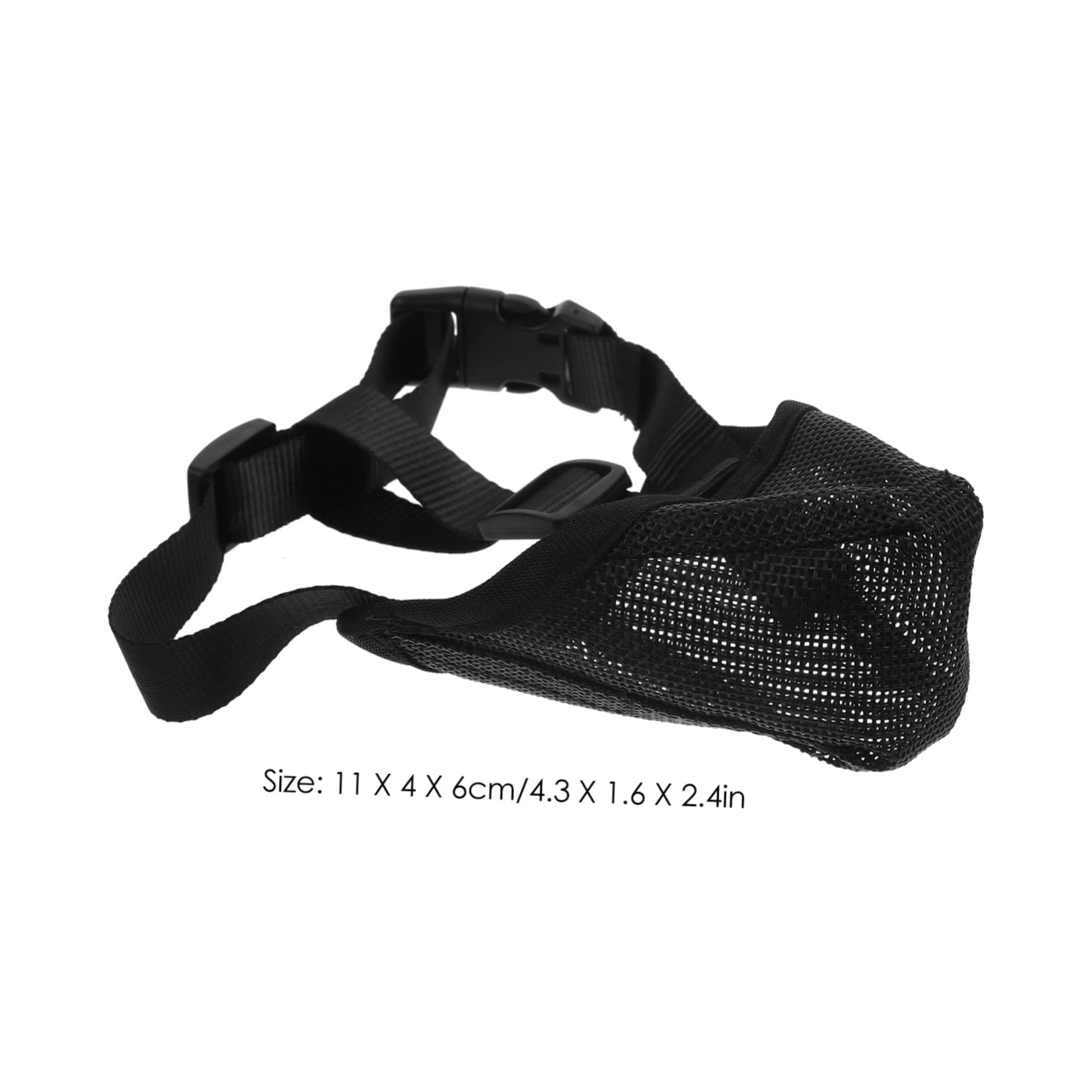 HOLIDYOYO Breathable Dog Muzzle for Dogs Elastic Mouth Protector Biting Easy to Clean Soft Mesh Material for Comfortable Use