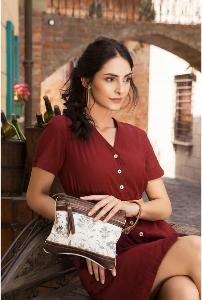 Myra Bag Floral Purse - Canvas Bags for Women, Over The Shoulder Purse - Image 2