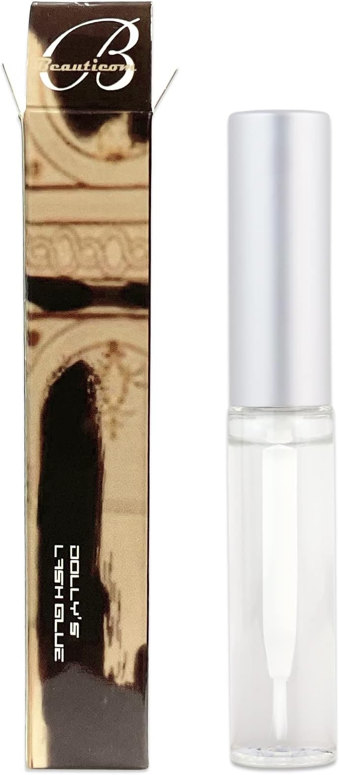 Dolly's Lash Premium Eyelash Extension Glue Bottle (5ml) Natural, Long-Lasting, Strong Hold