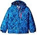 Columbia Little Boys' Lightning Lift Jacket, Collegiate Navy Block Print, X-Small