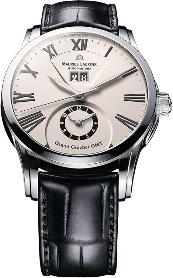 Maurice Lacroix Grand Guichet GMT Automatic Men's Watch PT6098 – SS001 –  110 : Amazon.de: Watches