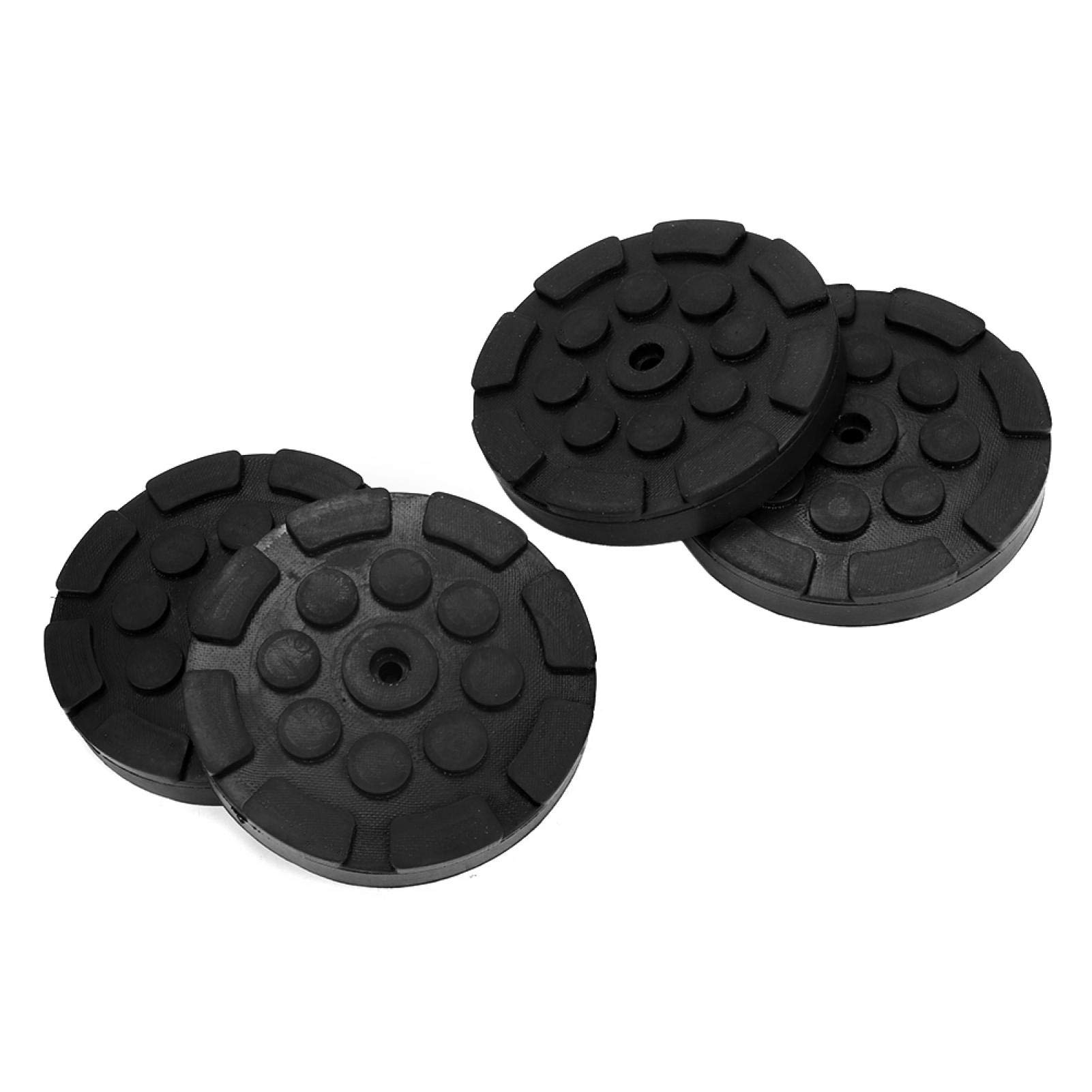 4 piezas de almohadillas de elevación para automóvil, almohadillas de goma para elevador de auto, Dioche 4 piezas de almohadillas de goma redondas para brazo de auto para elevador de auto, accesorios