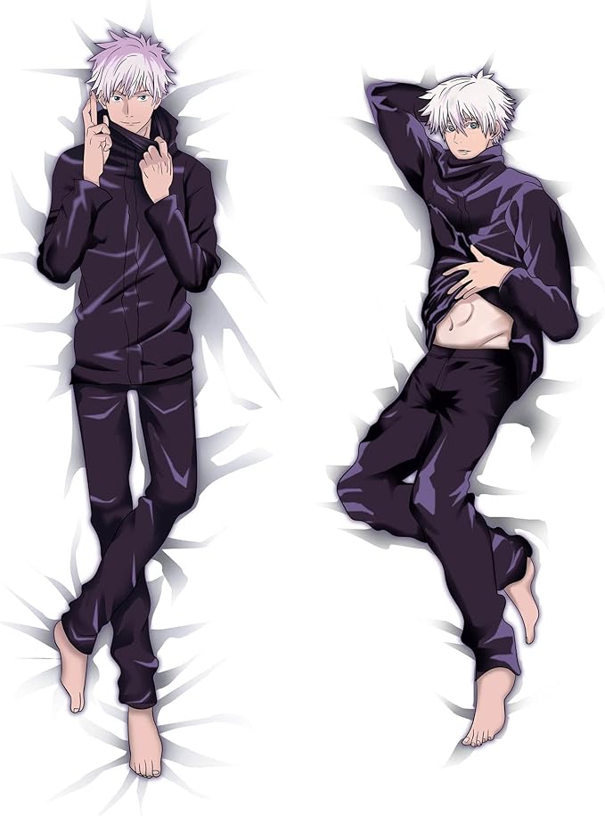 DrawyMe Gojo Body Pillow, Jujutsu Kaisen Body Pillow Case