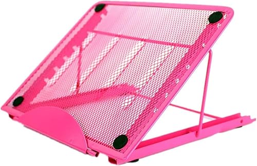 Adjustable Light Box Pad Stand Multifunctional Diamond Painting Stand Tablet Notebook Support fit for 5d Diamond Painting Kits Laptop and Notebook Tablet (Pink)