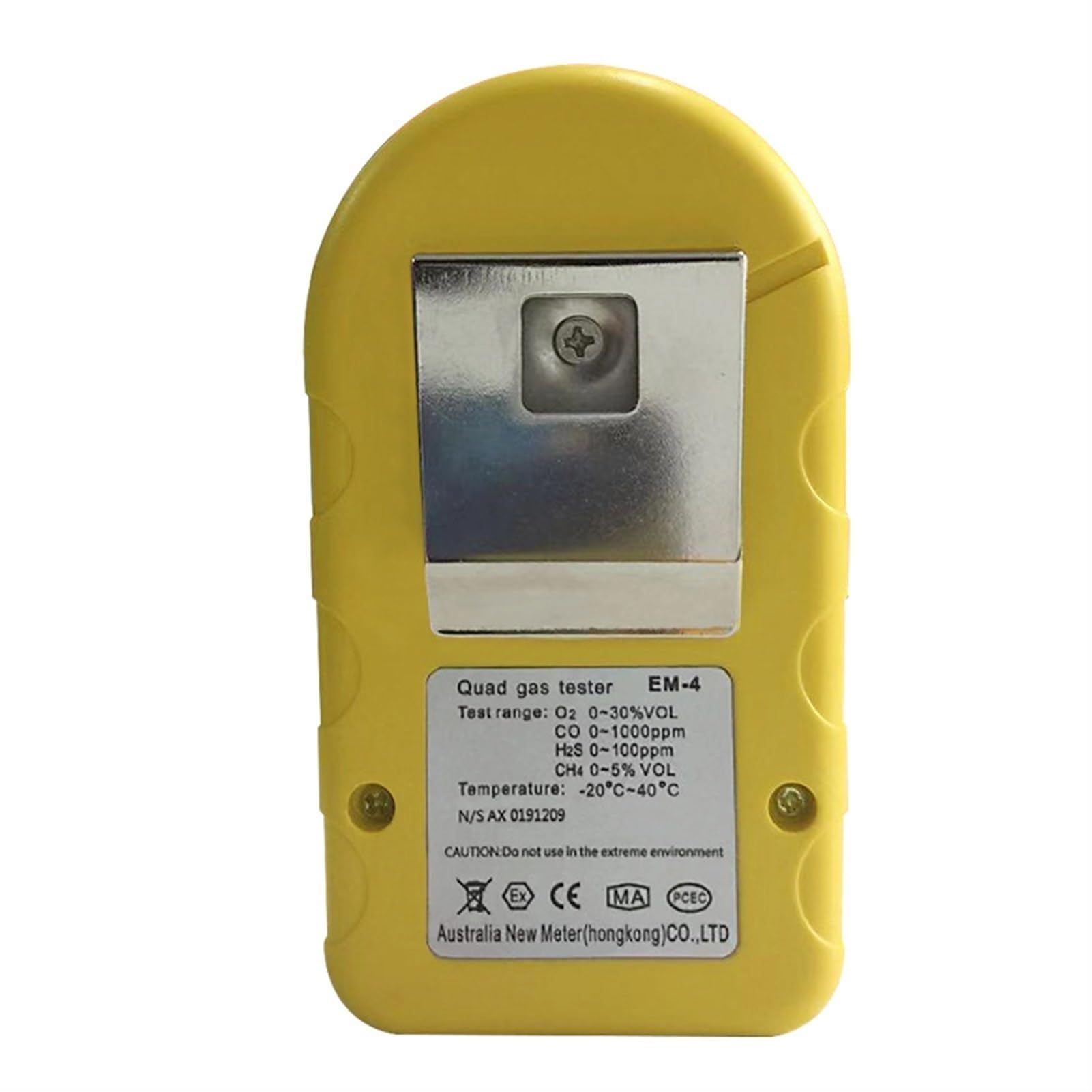 Rilevatore di Gas, Rilevatore di gas a quattro in uno, ossigeno, concentrazione metano, idrogeno solforato, allarme rilevamento tossico, dannoso e combustibile