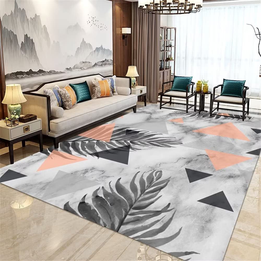 Tapis de chambre ado gris 80x160cm idéal pour un coin bureau moderne