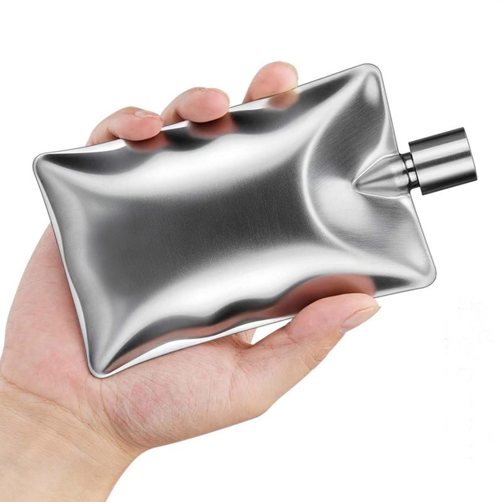Tsophreniq 6oz Whiskeys Wine Pots Square Pocket Container Stainless Steels Hip Flasks Pocket Flask Wine Bottle Easy to Use Whiskeys Pots Stainless Steels