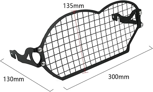 Miniatura 3 de Headlight Protector Guard Cover R 1200 GS OC Fit for BMW R1200GSA R1200GS Adv 2004-2008-2011 2012 Motorcycle Steel Headlight Guard Cover Grill