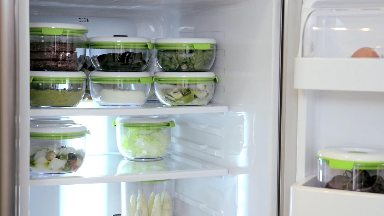 FOSA Vacuum Seal Containers, 4 Pack, 20oz, Containers for Vacuum Seal, Vacuum Container for Food Storage (Vacuum Pump Not Included) - Image 3