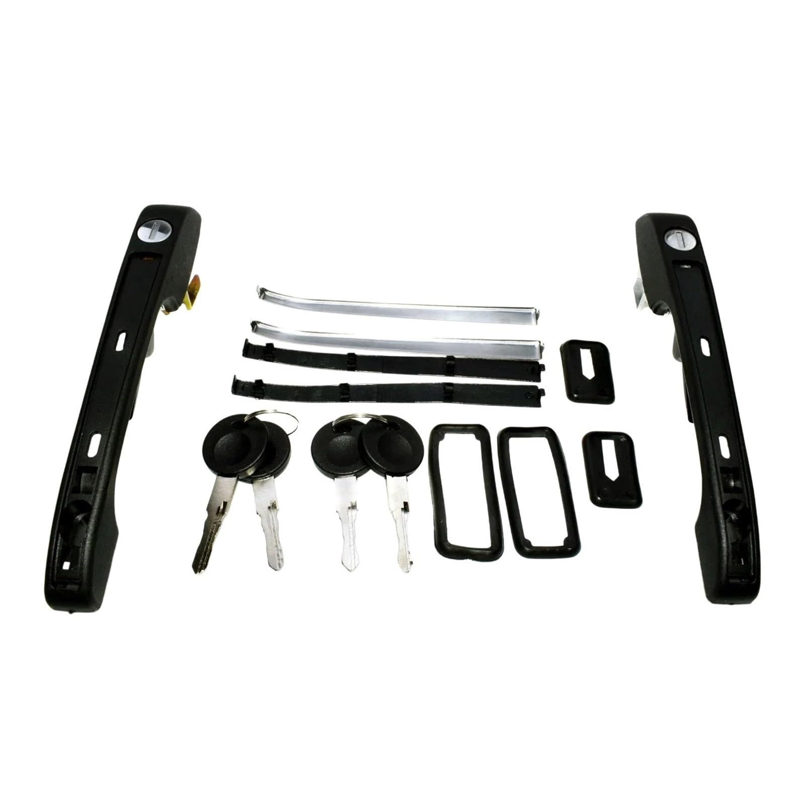 Ymyyqw Front Left And Right Car Outer Door Handle Car Outside Door Handle Front/Rear Left/Right For Golf Mk1 Mk2 81-91 For 84-91 191837205A 191837206A 193839205