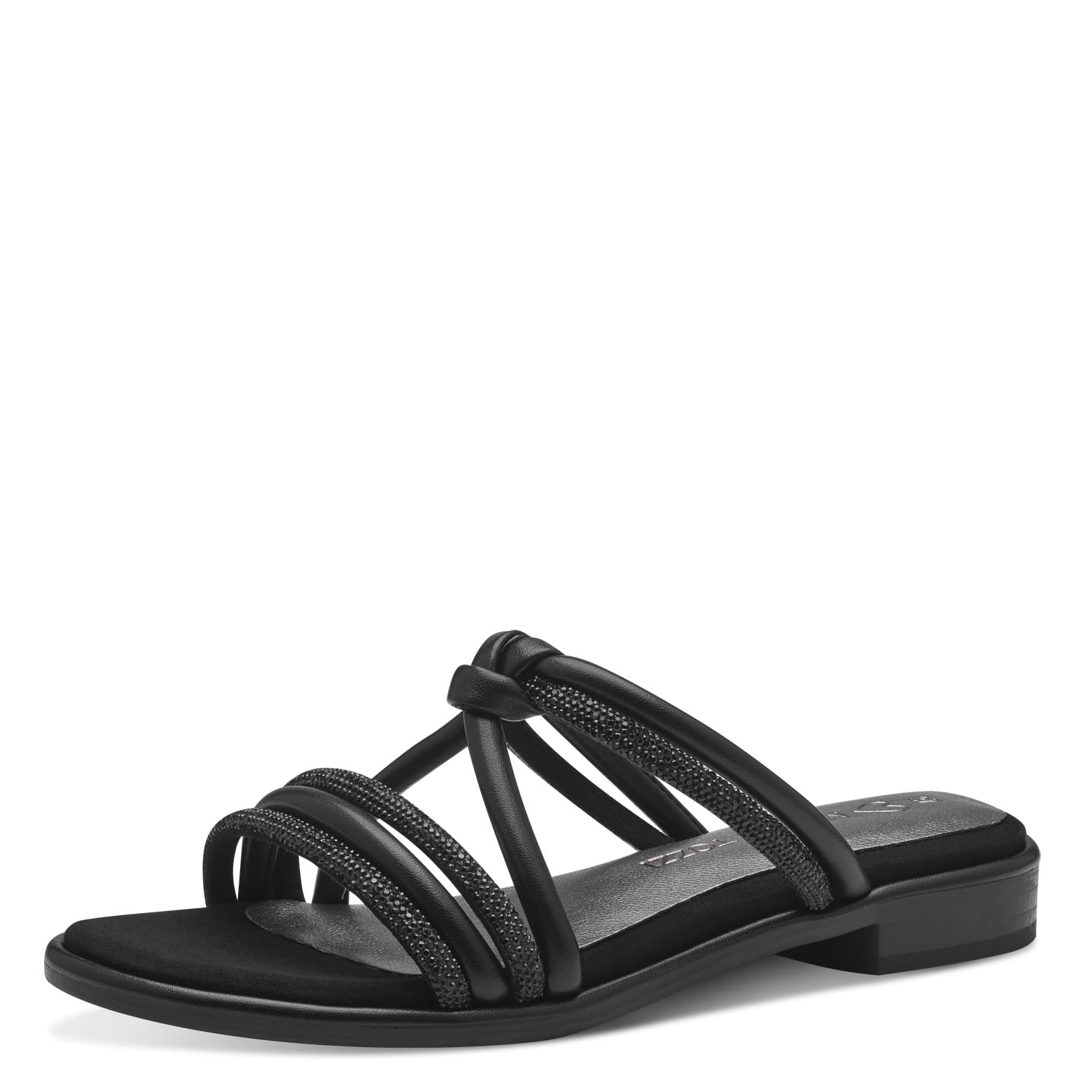 MARCO TOZZI Women's 2-27101-42 Mule, Black Comb, 4