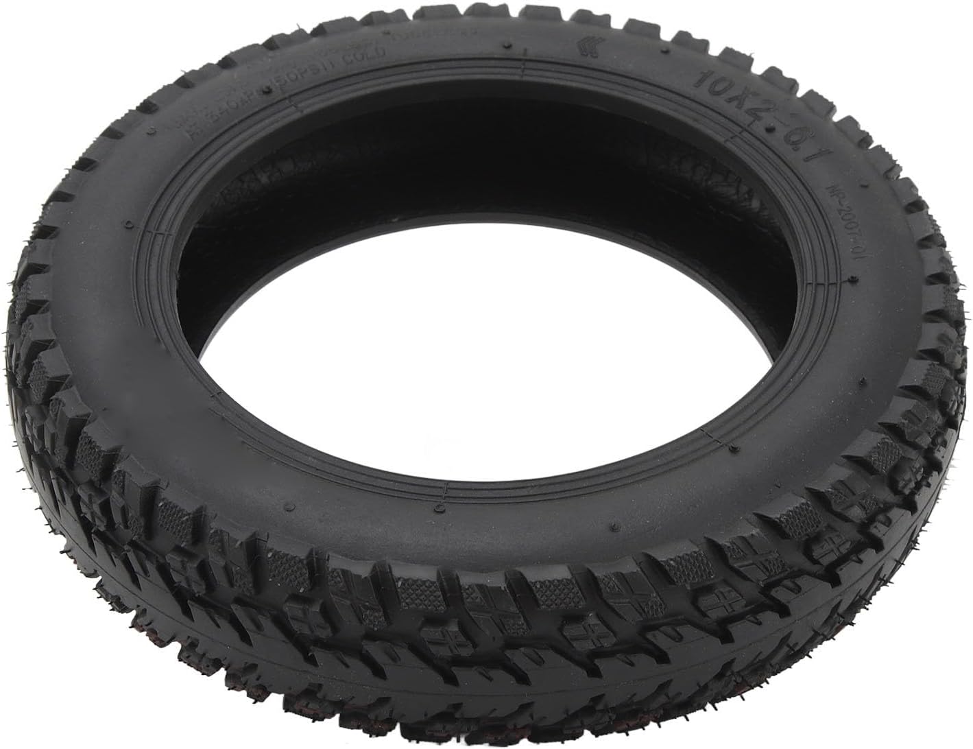 10x2 6.1 Scooter Tire Replacement Rubber Electric Scooter Vacuum Tire for Safe Driving