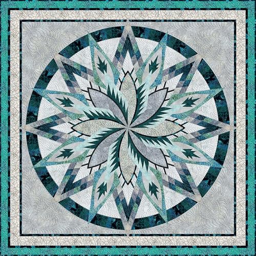 Silver Shores 68" x 68" Quilt Kit