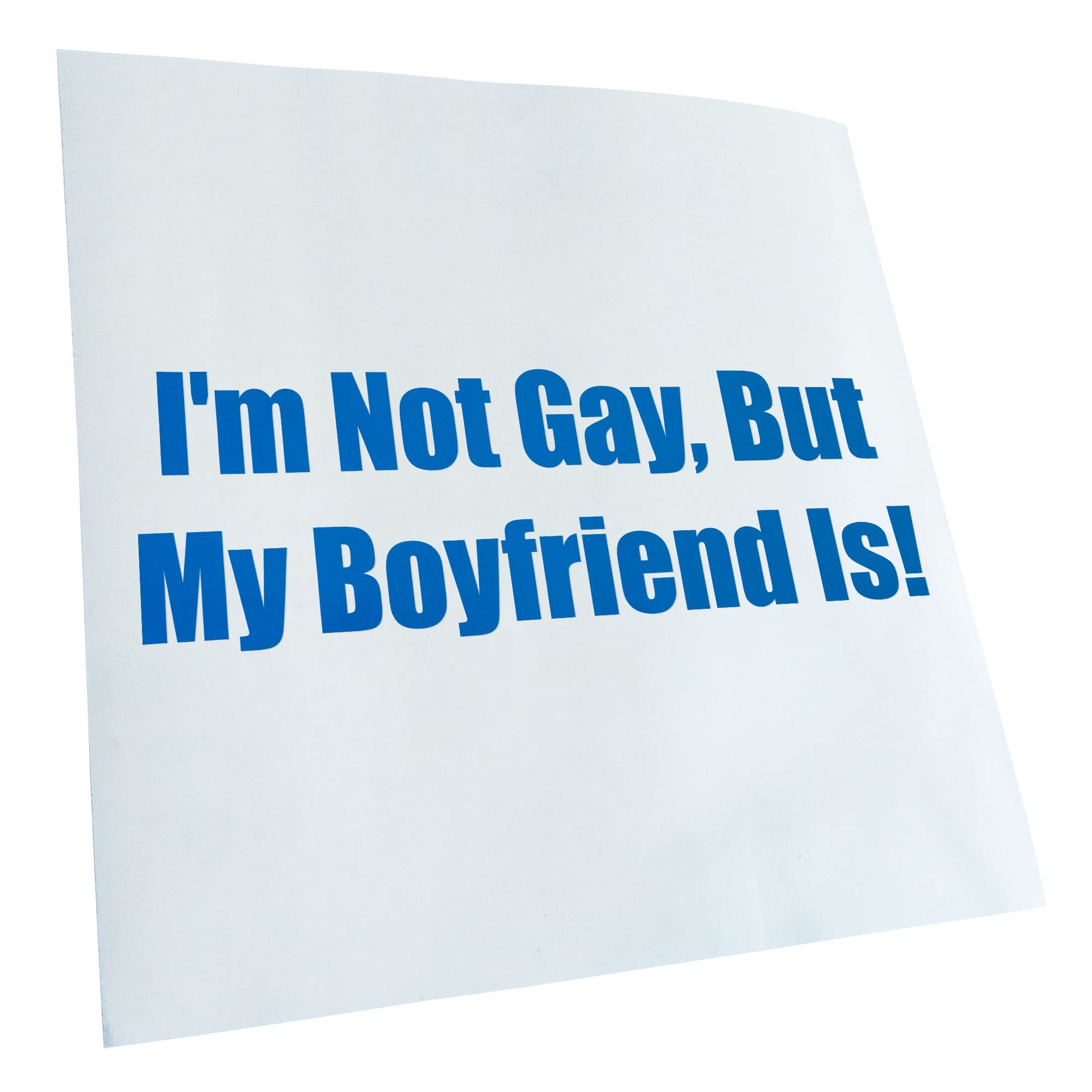 KIWISTAR I'm not gay, but my boyfriend 20 x 6.5 cm in 15 colours - neon + chrome!