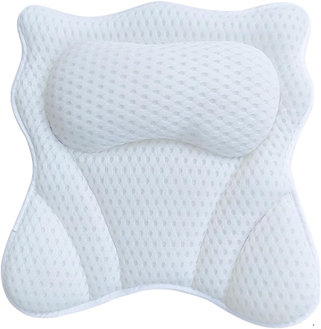 Bath Pillow, Luxury 4D Ergonomic Bathtub Pillows for Head & Neck