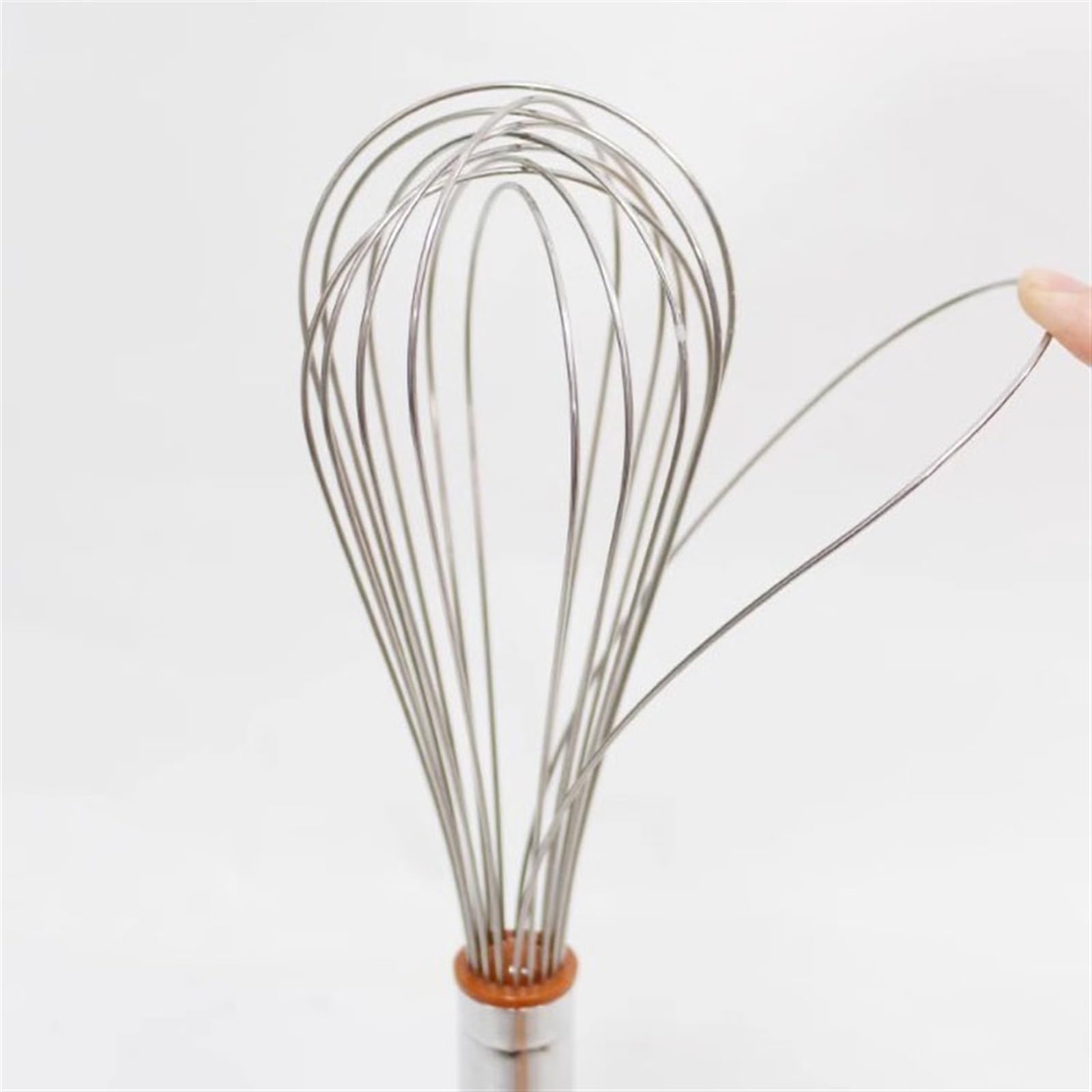 Batidora batidora de Huevos de Acero Inoxidable, batidora Manual, Resistente al Calor, for cocinar, Mezclar, batir, espumar, Revolver y más, montada en la Pared (Size : 43cm)