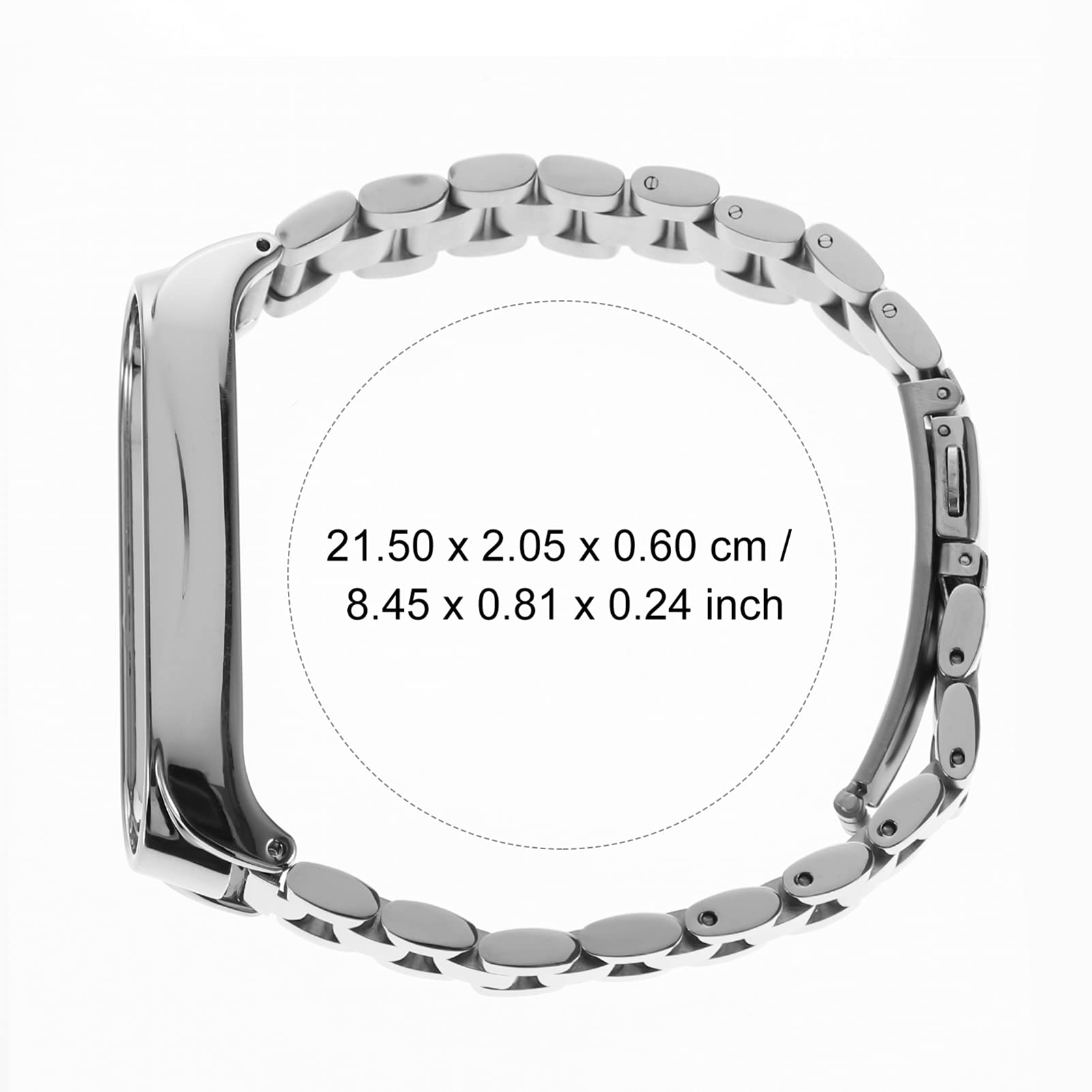 Gatuida 2 Uds Bandas de Pulsera de Acero Cómoda Liberación de Banda Reloj Compatible de Moda/Reemplazo Correa Pulsera Pulseras Muñeca con Reloj Inteligente para
