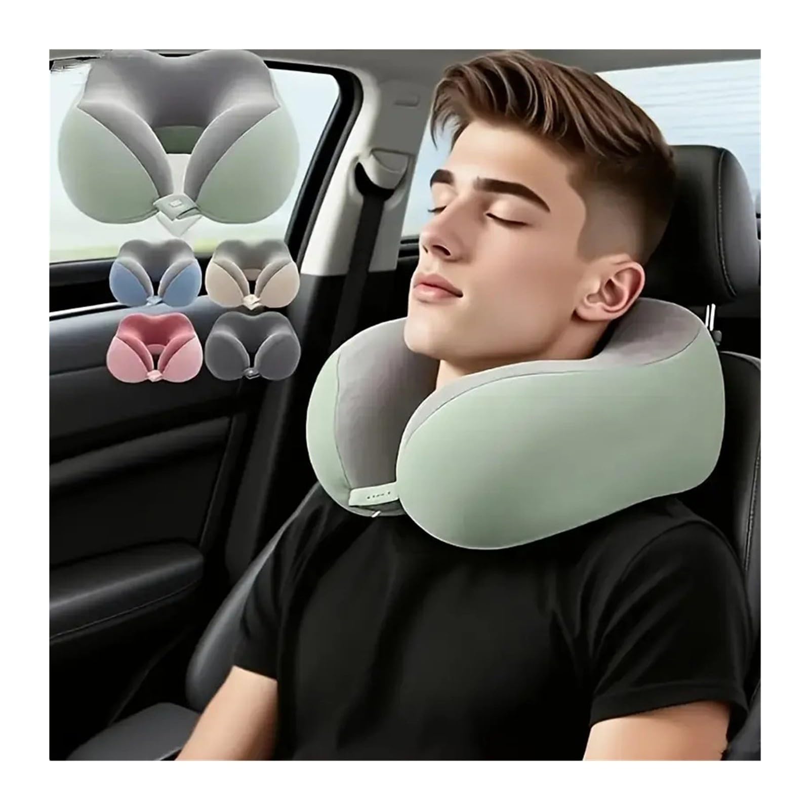 U-Shaped Neck Pillow Medium Soft For Travel Office Nap