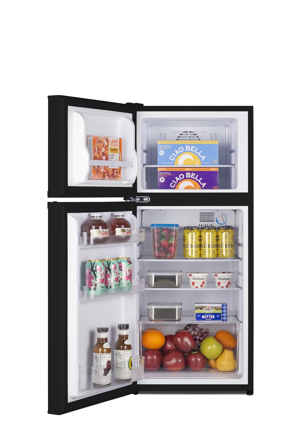 Summit 19” Refrigerator, 4.3 cu.ft. Capacity, Freezer, Undercounter, ADA Compliant, 43” Height, Black - FF713BLHD (Left Handed Door Swing) on Fridge.com