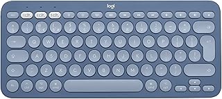 Logitech K380 Multi-Device Bluetooth Keyboard for Mac with Compact Slim Profile, Easy-Switch, 2 Year Battery, MacBook Pro,Macbook Air,iMac,iPad Compatible - Blueberry
