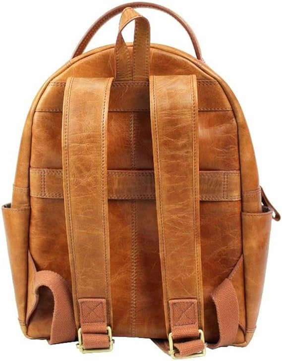 baseball leather backpack