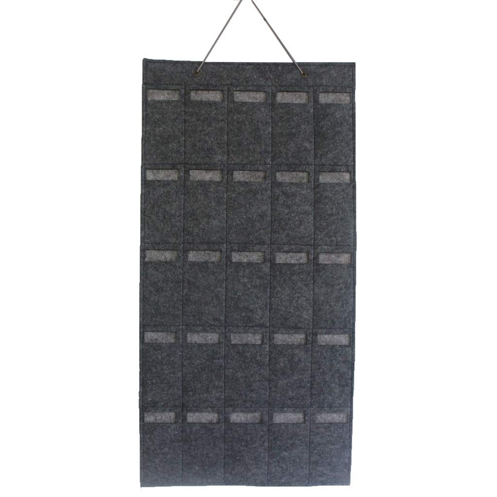 Portaocchiali Da Appendere Con 15 Scomparti - Custodia In Feltro Antipolvere Con 2 Panni Per Pulizia - Foto 9