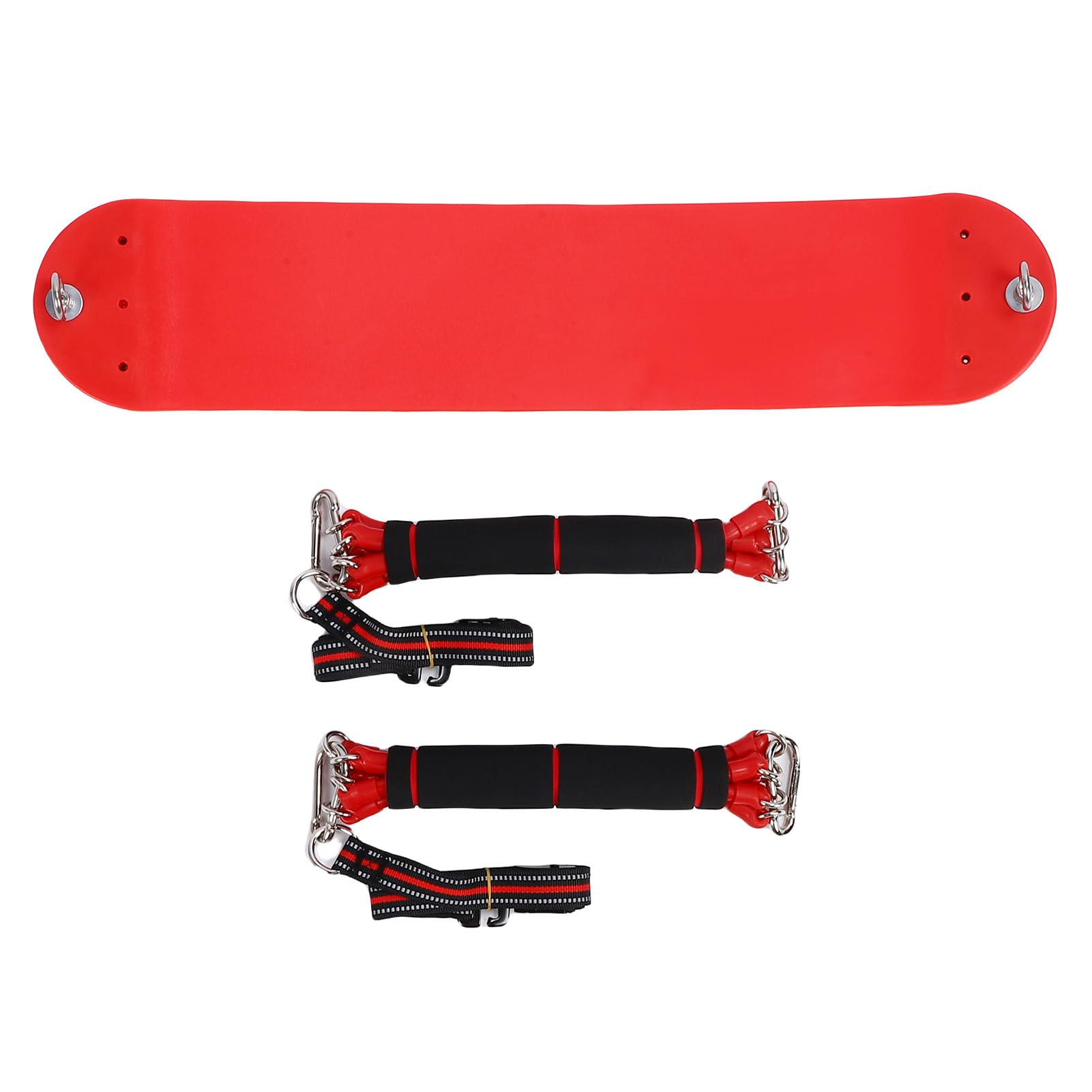 Bandas de Asistencia para Dominadas, Correas de Entrenamiento Resistentes, Equipo de Entrenamiento Asistido con Reposapiés, Ideal para Gimnasio en Casa, en Interiores y de la Parte Superior