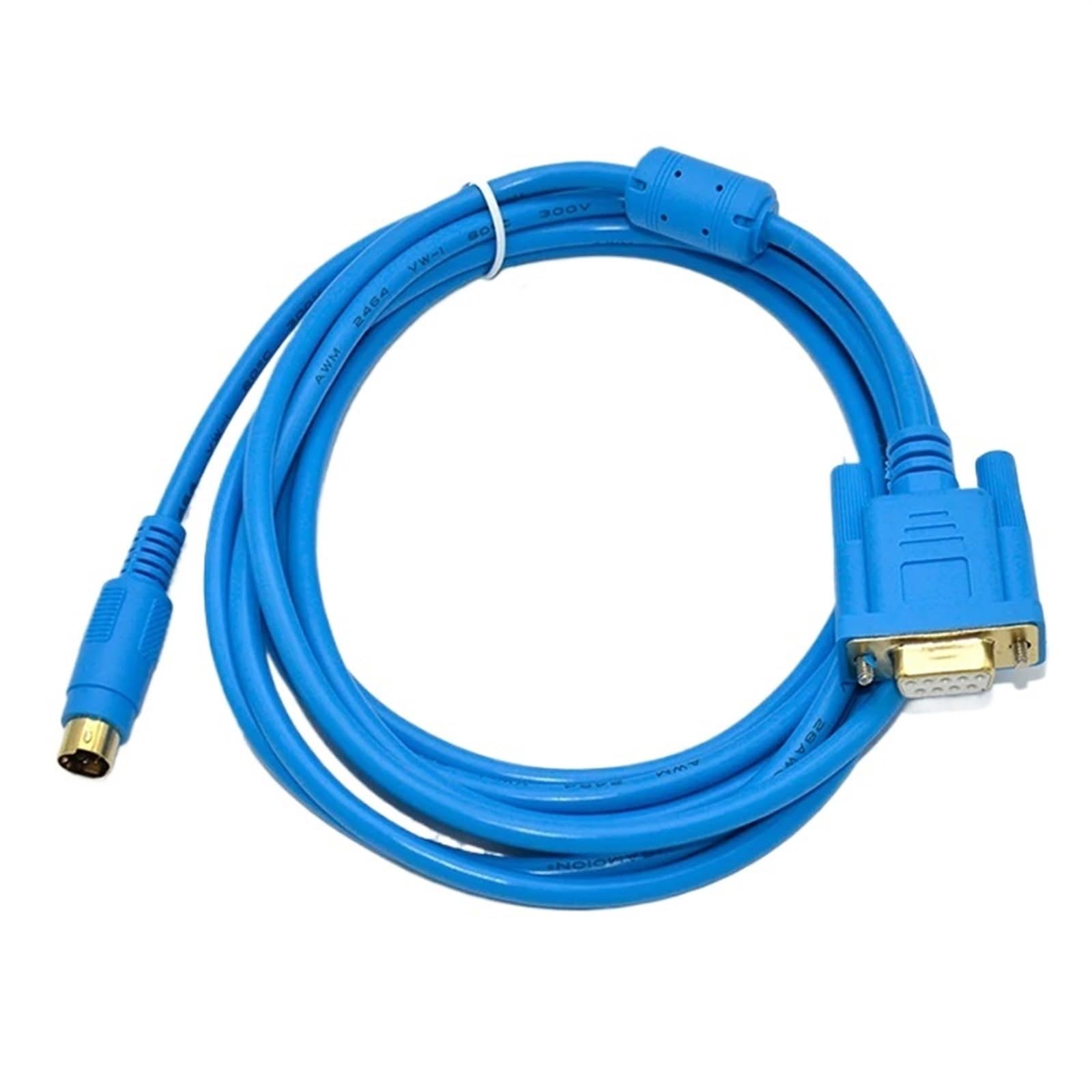 QC30R2 for Cable de comunicación serie Q MELSEC GS/GOT1050/1055 RS232 Cable de programación de puerto serie línea de descarga(Gold Plated Version)