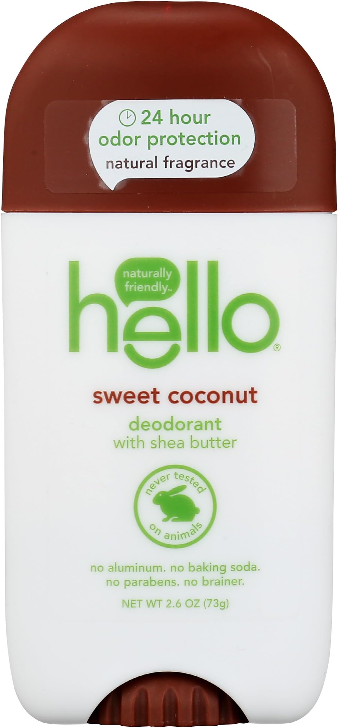 HELLO Sweet Coconut Deodorant, 2.6 OZ