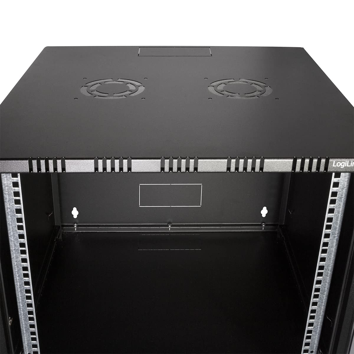 LogiLink W15A40B Rack monté sur le mur 15U 50kg Noir étagère - Étagères (50 kg, Rack monté sur le mur, 15U, Noir, 48,3 cm (19"), Acier)