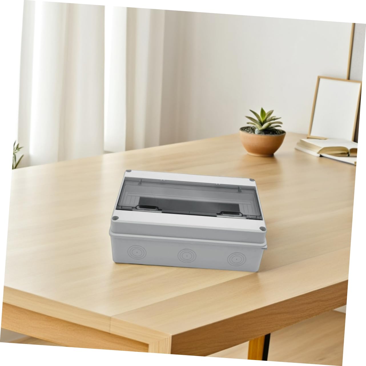 Caja Eléctrica Exterior Blanco Ip65, 15 Circuitos, de Plástico