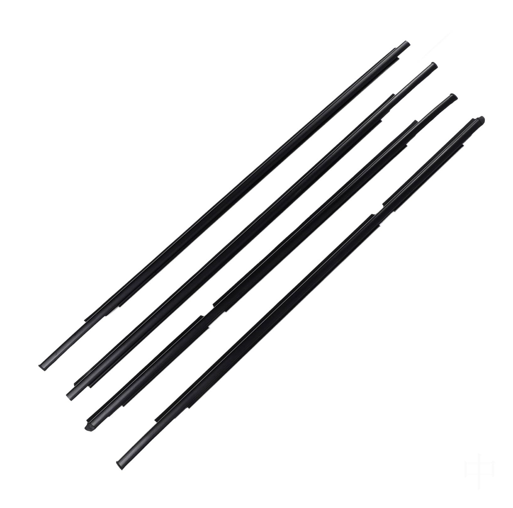 Beltline Molding for Toyota for Yaris 2005-2011 Door Window Weatherstrip Sealing Strip Moulding Trim (OE# 68160-52110) 4PCS