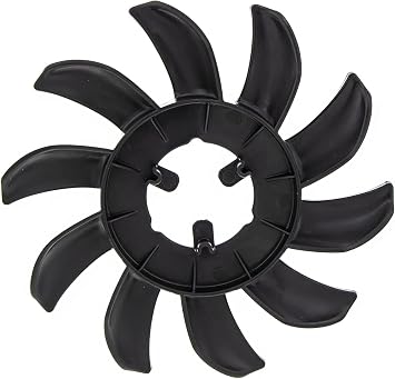 55217 7" 10 Blade Transmission Fan, Replaces 53994, Hydrostatic Cooling Fan for Zero Turn Mowers, Fits Hustler Bad Boy Cub Cadet Toro Exmark