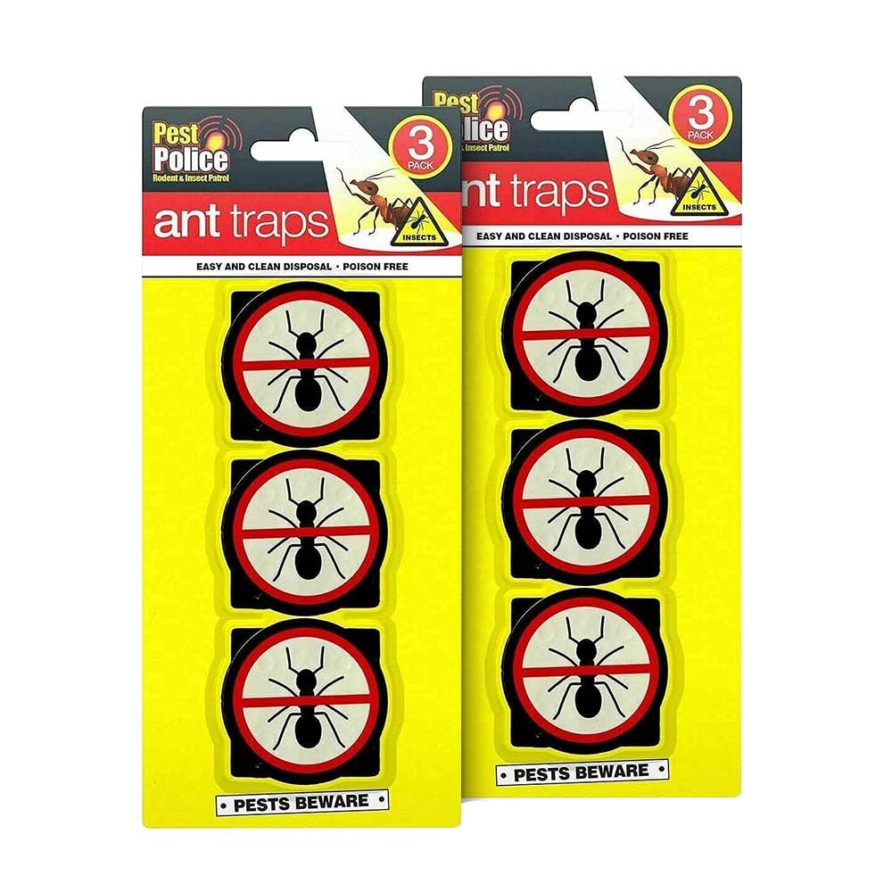 Ant Stop! Bait Station, Destroys Ants and their Nests,Ant Traps Outdoor & Indoor – Strongest Ant Stop Bait Station (6 Baits)