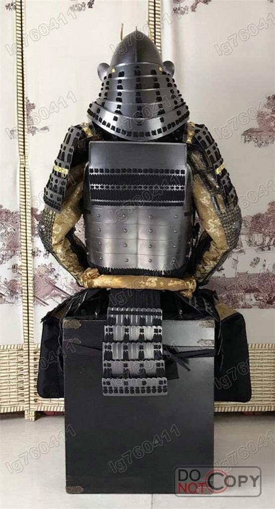 Japanese Wearable Rüstung Samurai Armor Peach Ghost Toyotomi Family Silver O26