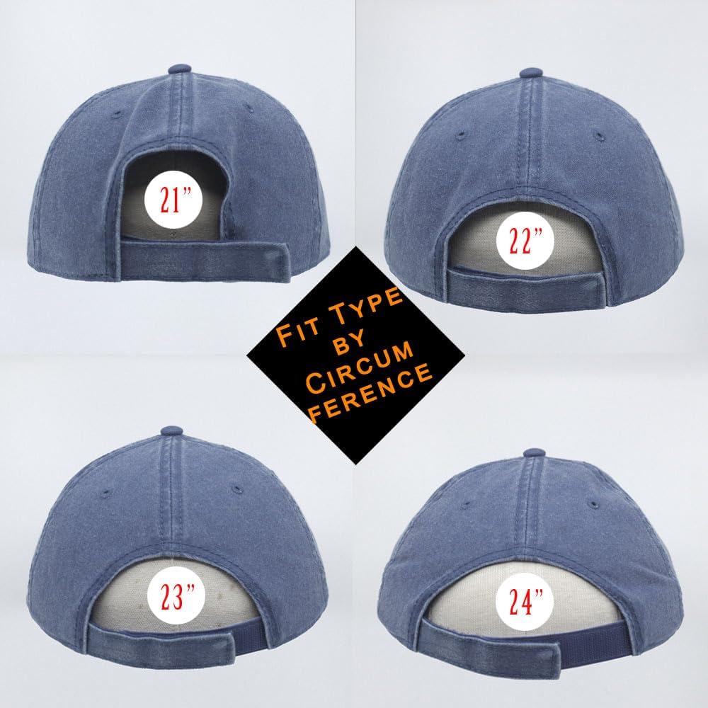 Classic Washed Cotton Twill Low Profile Adjustable Baseball Cap - Image 9