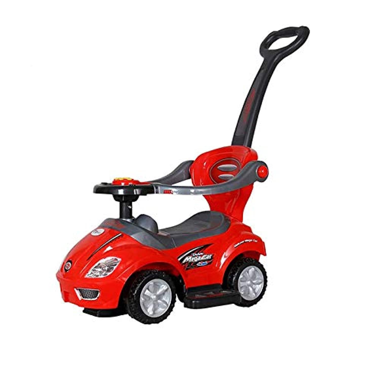 Lovely BabyPush Ride On Kids Car Toy Car Suitable for Girls And Boys Ride On Car LB 301 (RED)